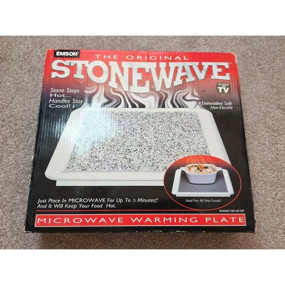 Emson Original Stonewave Microwave Warming Plate - As‎ Seen On TV